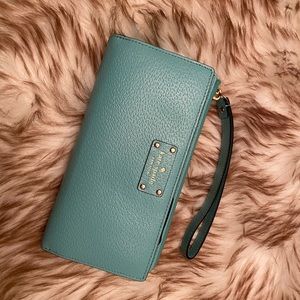Kate Spade Fiji Green Wristlet